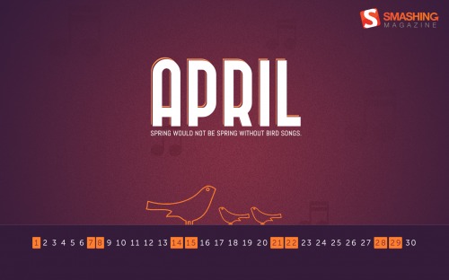 Smashing Wallpaper - April 2012