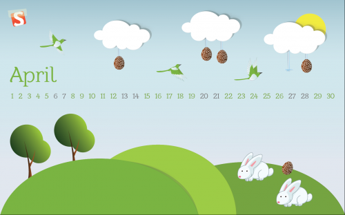 Smashing Desktop Wallpaper - April 2013 (Easter Edition)