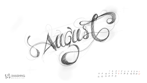 Handwritten August