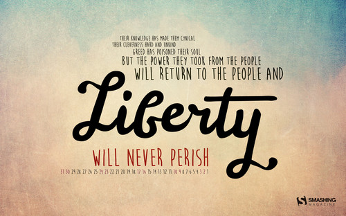 liberty will never perish