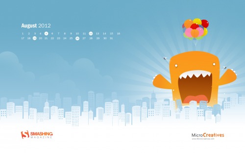 Monthly Quality Desktop Wallpaper - August 2012