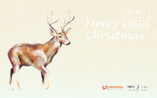 deer december  75 Download 60+ Wallpaper Natal & Tahun Baru 2012 Part I