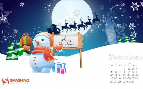 mrsnowman  90 Download 60+ Wallpaper Natal & Tahun Baru 2012 Part I