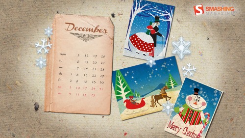 retro christmas  22 Download 60+ Wallpaper Natal & Tahun Baru 2012 Part I