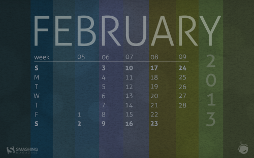 Smashing Wallpaper - february 13