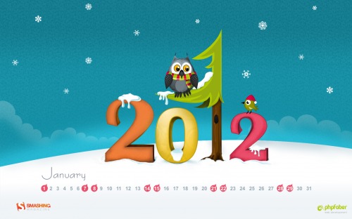 Smashing Desktop Wallpapers - January 2012