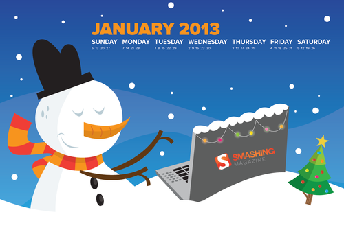 Smashing Desktop Wallpaper — January 2013