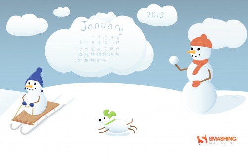 Smashing Desktop Wallpaper — January 2013