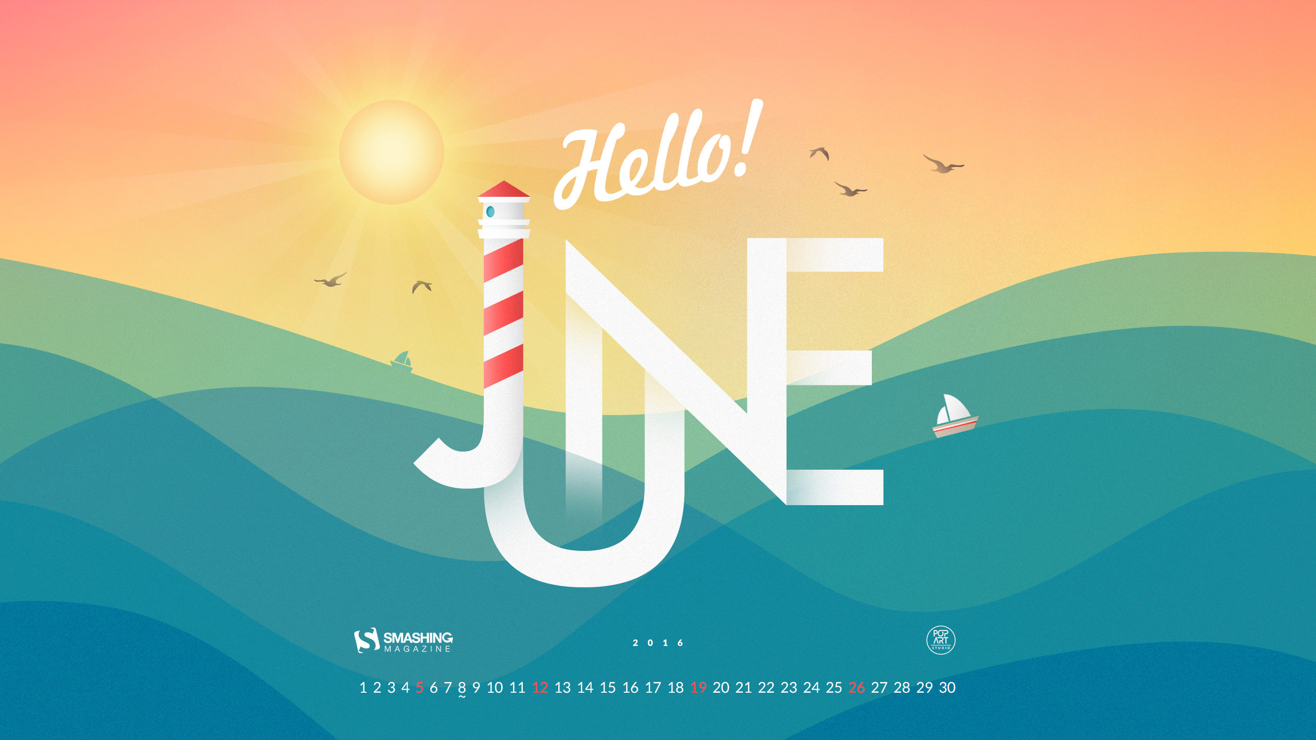 Desktop Wallpaper Calendars June 16 Smashing Magazine